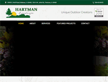 Tablet Screenshot of hartmanlandscape.net